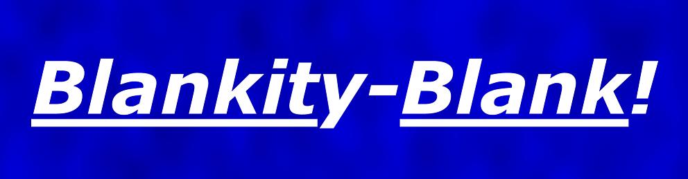 Blankity-Blank! Logo